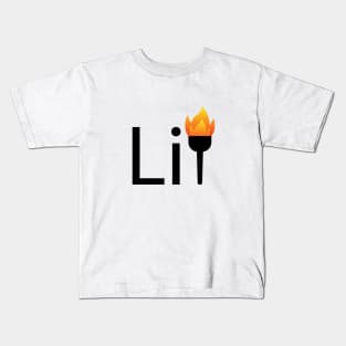 Lit artistic design Kids T-Shirt